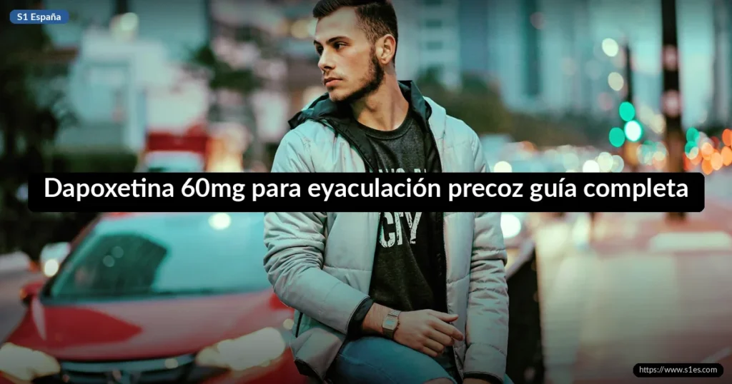 Dapoxetina 60mg para eyaculación precoz guía completa