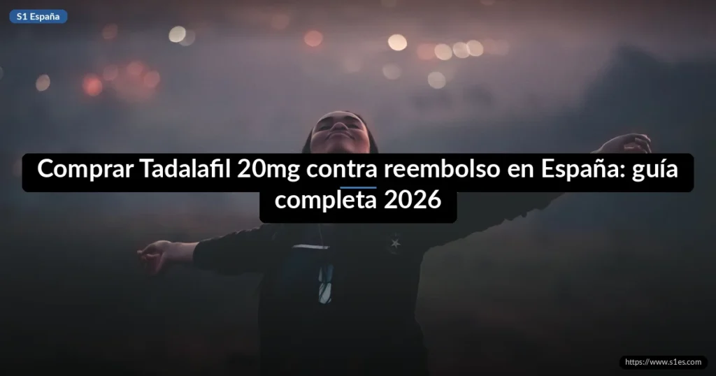 Comprar Tadalafil 20mg contra reembolso en España: guía completa 2026