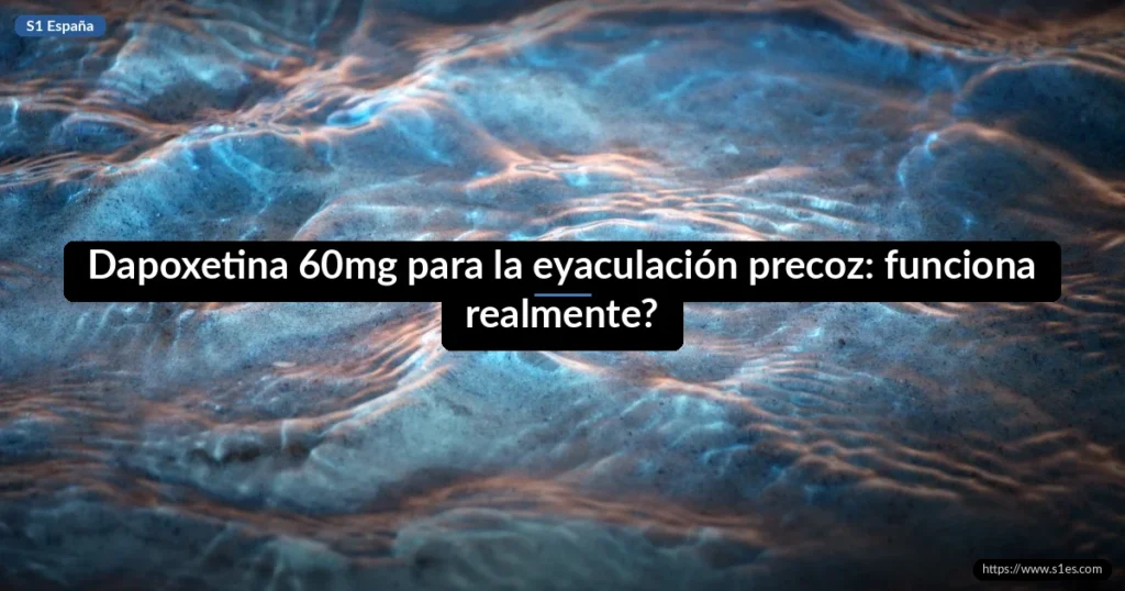 Dapoxetina 60mg para la eyaculación precoz: funciona realmente? 1 Dapoxetina 60mg para la eyaculación precoz: funciona realmente?