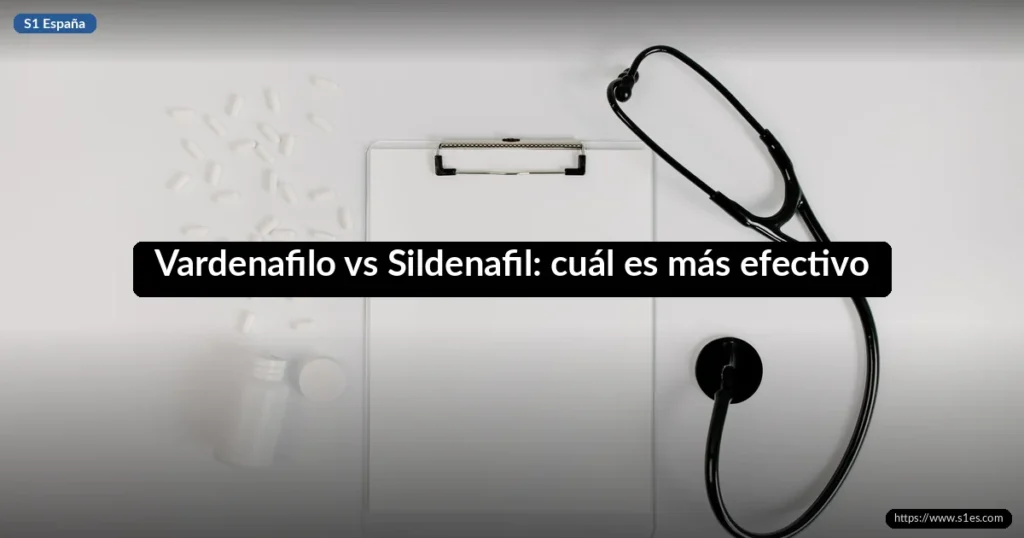 Vardenafilo vs Sildenafil: cuál es más efectivo 1 Vardenafilo vs Sildenafil: cuál es más efectivo
