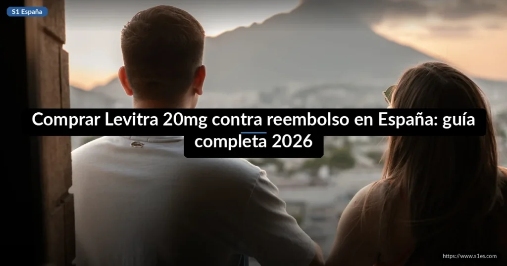 Comprar Levitra 20mg contra reembolso en España: guía completa 2026