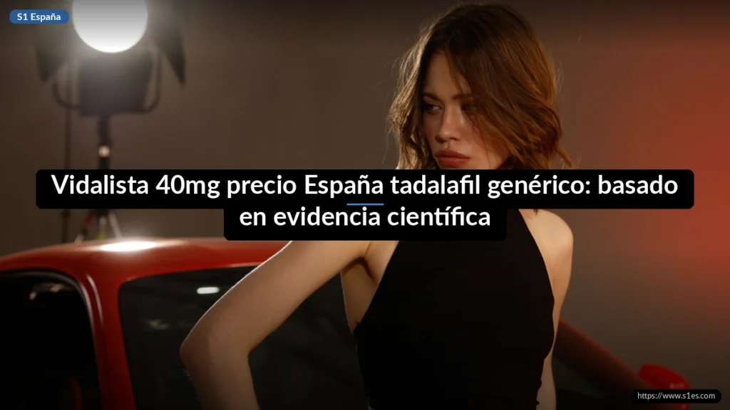 Vidalista 40mg precio España tadalafil genérico: basado en evidencia científica