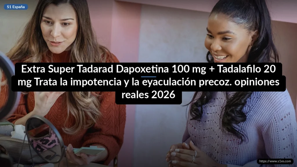 Extra Super Tadarad Dapoxetina 100 mg + Tadalafilo 20 mg Trata la impotencia y la eyaculación precoz. opiniones reales 2