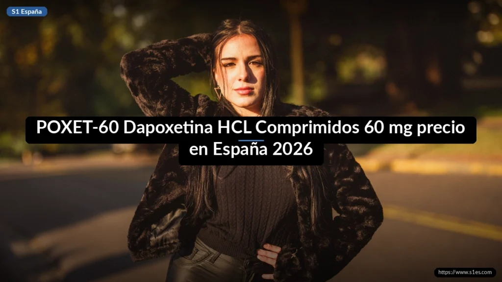 POXET-60 Dapoxetina HCL Comprimidos 60 mg precio en España 2026
